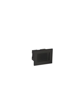 Nova Luce Olin - inbouw wandverlichting - 10,2 x 7,8 x 5,8 cm - 3W LED incl. - IP65 - donker antraciet