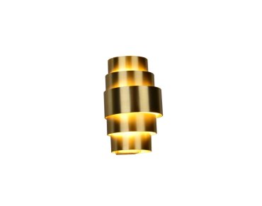 Artdelight Rolls - wandverlichting - 13 x 13 x 22 cm - brons
