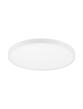 Nova Luce Perfect Profile - plafondlamp - Ø 80 x 10 cm - 80W dimbare LED incl. - wit