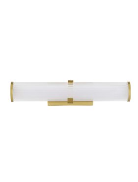 Nova Luce Hedula - wandlamp - 42,5 x 12 x 8,2 cm - 13W LED incl. - IP44 - zandgoud