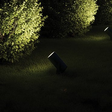 VK Lighting Sui - spot op piek - Ø 3 x 7,2 cm - 3W LED incl. - IP65 - roestbruin