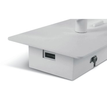 SHOWROOMMODEL - ONE Light Reading Spots - wandverlichting met schakelaar en USB-poort - 9 x 3 x 16 cm - 3W LED incl. - wit