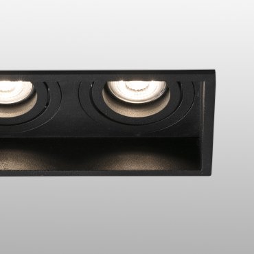 Faro Hyde - inbouwspot - 89 x 89 mm, 165 x 83 mm inbouwmaat - mat zwart