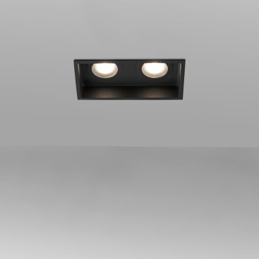 Faro Hyde - inbouwspot - 89 x 89 mm, 165 x 83 mm inbouwmaat - IP44 - mat zwart