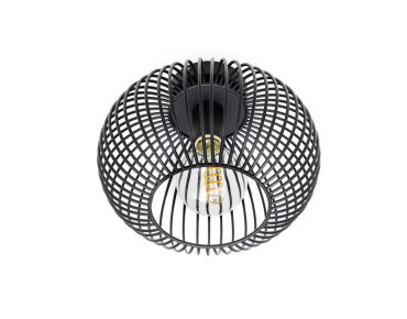 ETH Wire - plafondlamp - Ø 30 x 23 cm - zwart