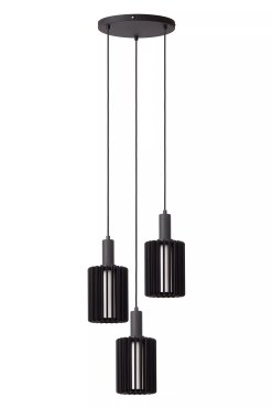 Lucide Lambres - hanglamp - Ø 40 x 164 cm - zwart