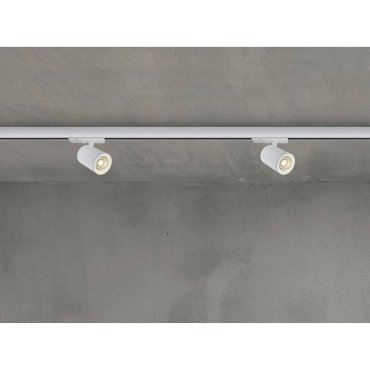 ONE Light Shop PRO - rail spot - 3-fase railsysteem - Ø 10 x 14,1 cm - 40W dimbare LED incl. - wit - witte lichtkleur