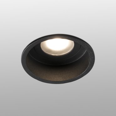 Faro Hyde - inbouwspot - Ø 89 mm, Ø 83 mm inbouwmaat - IP44 - mat zwart