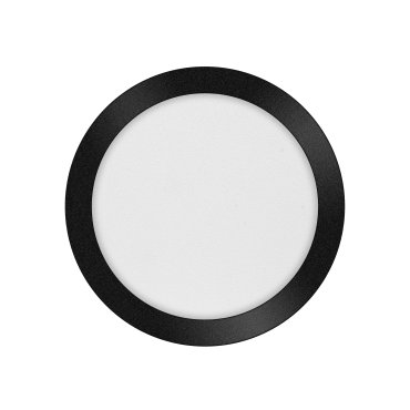 ETH Anne Round - plafondlamp - Ø 26 x 2,7 cm - 3 stappen dimbaar - 15W LED incl. - IP44 - zwart