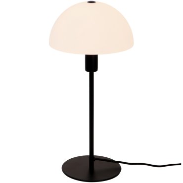 Nordlux Ellen 20 - tafellamp - Ø 20 x 40 cm - zwart en opaal