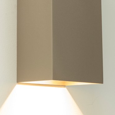 Artdelight Dante XL - wandverlichting - 9 x 10 x 24 cm - champagne