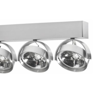 Artdelight Dutchess - opbouwspot 3L - 40 x 6 x 18,9 cm - aluminium