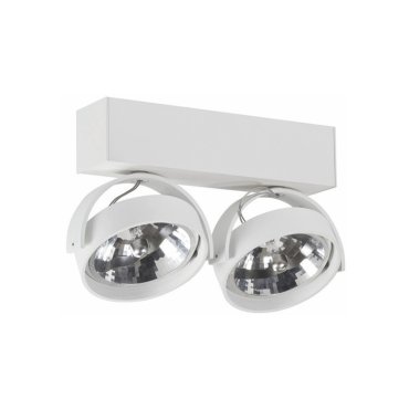 Artdelight Dutchess - opbouwspot 2L - 25 x 6 x 18,9 cm - wit