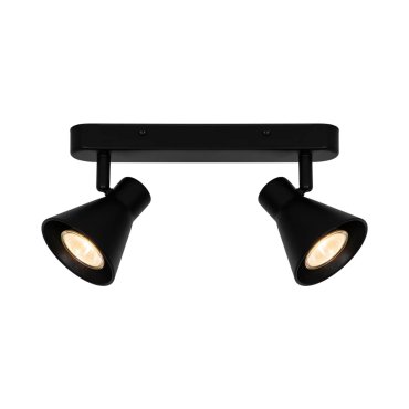 Nordlux Eik 9 - opbouwspot 2L - 28,5 x 8,6 cm - zwart