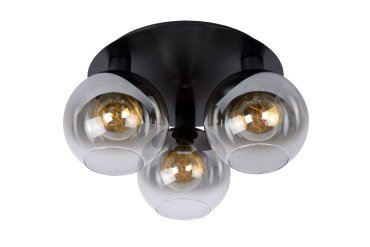 Lucide Marius - plafondverlichting - Ø 50 x 22 cm - zwart