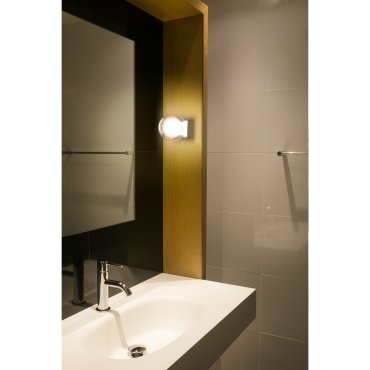 Faro Perla - plafond/wandverlichting - 11,5 x 15,5 x 11,5 cm - IP44 - glanzend chroom
