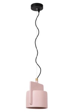 Lucide Ninja - hanglamp - 19 x 16 x 120 cm - roze