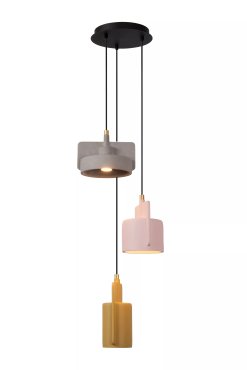 Lucide Ninja - hanglamp -Ø 25,5 x 120 cm - multicolor