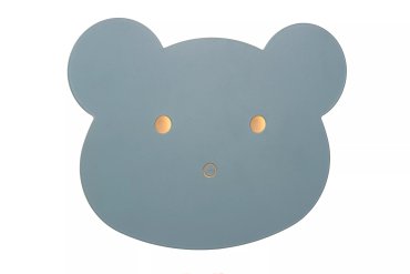 Lucide Charlie Beer - wandlamp - 26 x 4,2 x 20 cm - 7W dimbare LED incl. - blauw