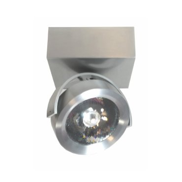 Artdelight Dutchess LED - opbouwspot 1L - 12,8 x 12,8 x 18 cm - 13W dimbare LED incl. - aluminium
