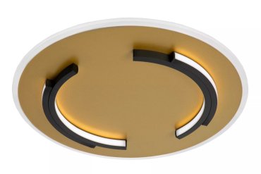 Lucide Andreas - plafondlamp - Ø 39,6 x 5,1 cm - 30W LED incl. - goud