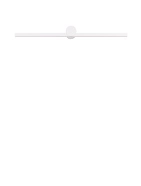 Nova Luce Breggo - wandlamp - 81 x 7,5 x 10 cm - 17W LED incl. - IP54 - zandwit