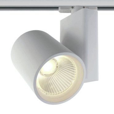 ONE Light COB Track Spot - rail spot met COB LED - 3-fase railsysteem - Ø 10 x 14 cm - 42W LED incl. - wit - warm witte lichtkleur
