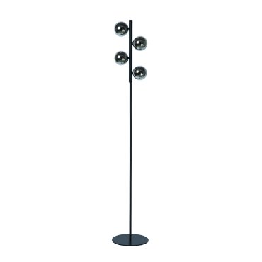 SHOWROOMMODEL - Lucide Tycho - staanlamp - 154 cm - zwart