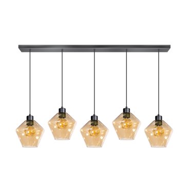 ETH Origin - hanglamp - 120 x 10 x 200 cm - zwart