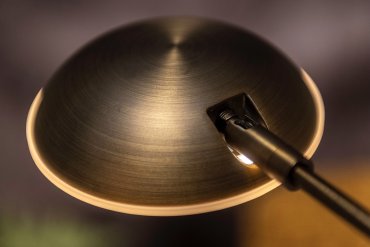 Artdelight Palermo - vloerlamp - Ø 26 x 170 cm - 10W dim to warm LED incl. - antiek brons