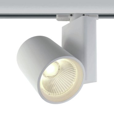 ONE Light COB Track Spot - rail spot met COB LED - 3-fase railsysteem - Ø 9 x 14 cm - 30W LED incl. - wit - warm witte lichtkleur