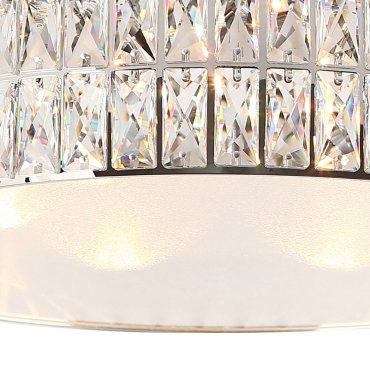 Maxlight Diamante - plafondverlichting - Ø 46 x 13 cm - chroom