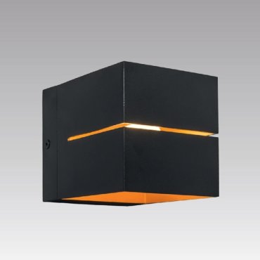 SHOWROOMMODEL - Zuma Line Transfer WL 2 - wandverlichting - 12 x 9 x 9 cm - zwart