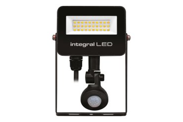 Integral LED Super Slim 2 – verstraler met bewegingssensor – 12,9 x 3,9 x 17,2  cm - 10W LED incl. - via Tuya Smart - instelbare lichtkleur - IP67 - zwart