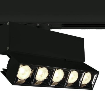 ONE Light Mirror Square - rail spot - 3-fase railsysteem - 19,3 x 5,4 x 5,4 cm - 20W LED incl. - zwart