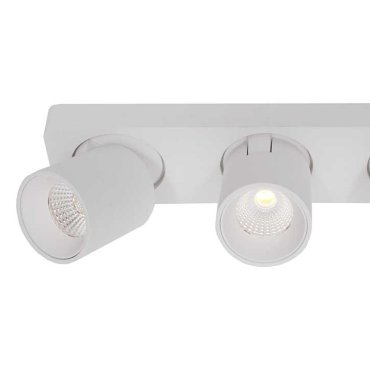 Artdelight Laguna - opbouwspot 3L - 32 x 8,2 x 9,5 cm - 3 x 6W dimbare LED incl. - wit