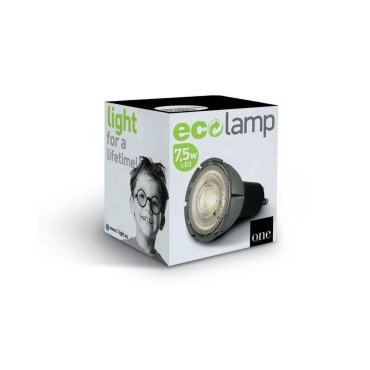 ONE Light Full Spectrum CRI97 - Ø 5 x 5,6 cm - GU10 - 7,5W dimbaar - 2700K - grijs/zwart