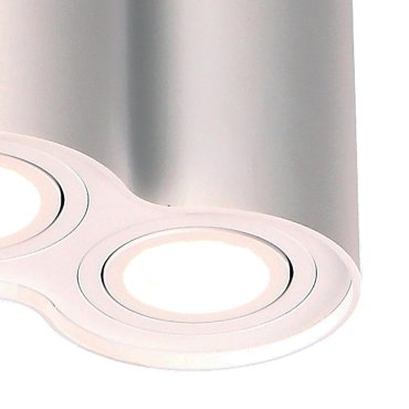 Maxlight Basic Round II - opbouwspot 2L - 17 x 9 x 12 cm - wit