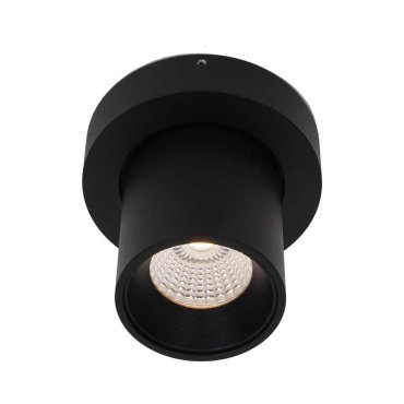 Artdelight Laguna - opbouwspot 1L - Ø 10 x 9,5 cm - 6W dimbare LED incl. - zwart