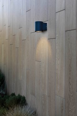 Faro Tond - buiten wandverlichting - Ø 8 x 9,5 x 10 cm - 6W LED incl. 3000K - IP54 - donker grijs
