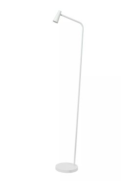 Lucide Stirling - oplaadbare vloerlamp - 28 x 20 x 137,5 cm - 3 stap dimmer - 3W dimbare LED incl. - wit