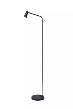 Lucide Stirling - oplaadbare vloerlamp - 28 x 20 x 137,5 cm - 3 stap dimmer - 3W dimbare LED incl. - zwart