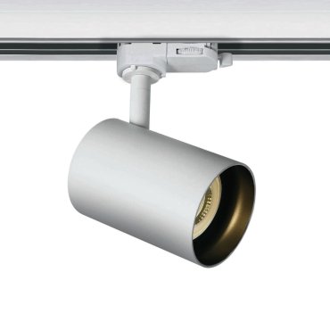 ONE Light Dark Light GU10 Track Spots - rail spot - 3-fase railsysteem - Ø 6,8 x 10 cm - wit