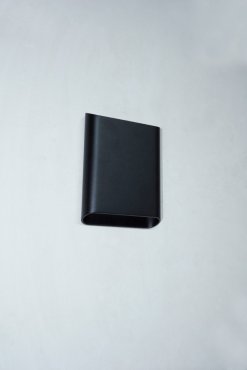 Artdelight Diaz Large - wandverlichting - 4 x 14,5 x 20 cm - 2 x 6W LED incl. - IP65 - zwart