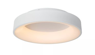 Lucide Mirage - plafondlamp - Ø 45 x 11,5 cm - 33W dimbare LED incl. - wit