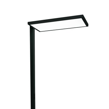 ONE Light Office Floor Stand Range - vloerlamp - 200 cm - 60W dimbare LED incl - zwart