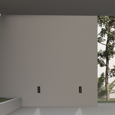 Nova Luce Aizen - inbouw wandverlichting - 5 x 13,5 x 6,5 cm - 3W LED incl. - IP65 - donker antraciet