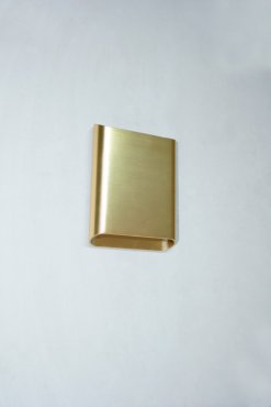 Artdelight Diaz Large - wandverlichting - 4 x 14,5 x 20 cm - 2 x 6W LED incl. - IP65 - warm goud