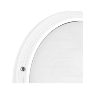 Artdelight Ivela - badkamer plafondverlichting - Ø 27 x 9,1 cm - IP65 - wit