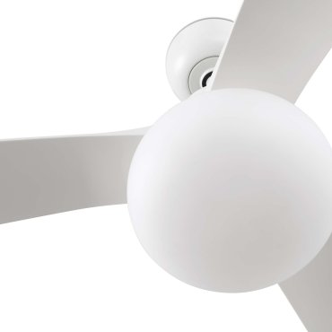 Faro Outwood L - plafondventilator met licht - Ø 150 cm - IP44 - mat wit